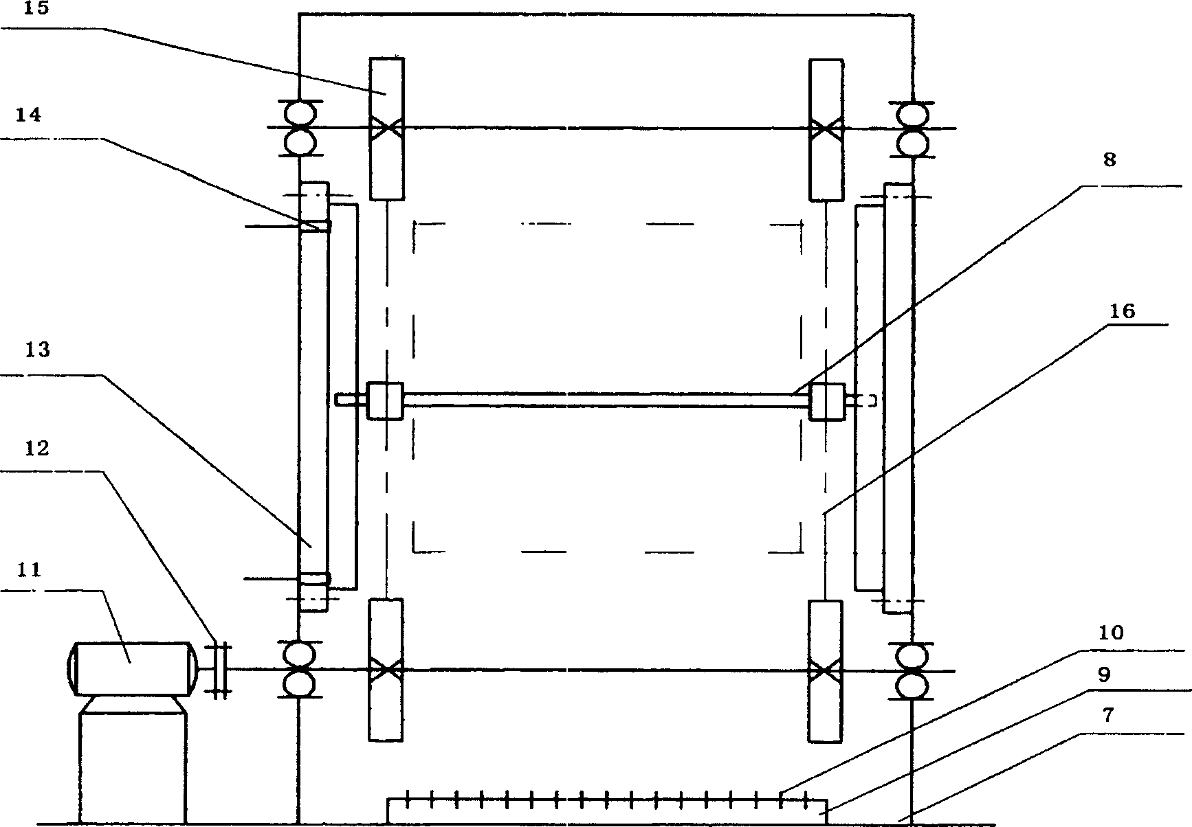 On-line laser energy and light power density space-time distribution measuring system