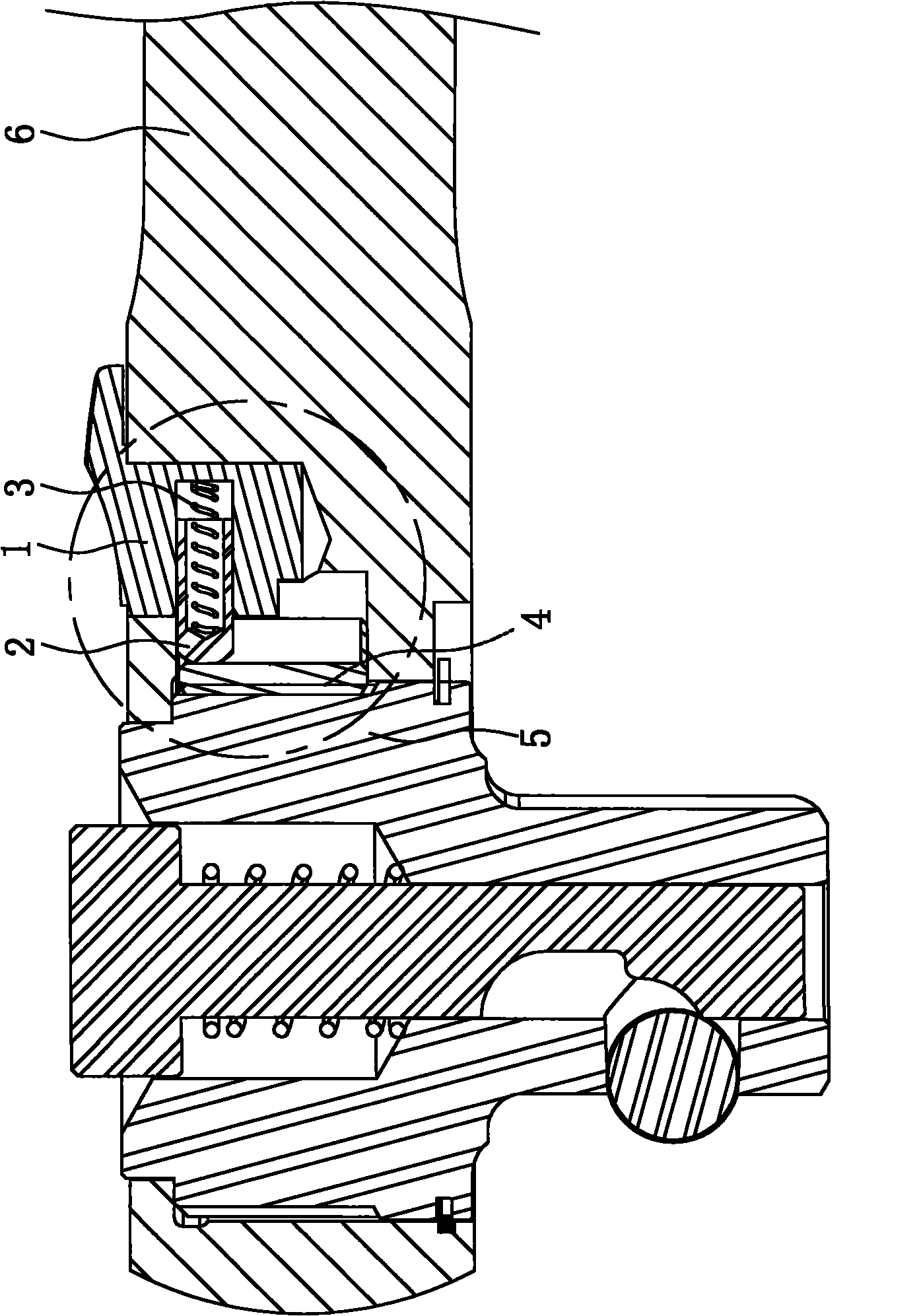 Thorn wrench for preventing tooth breakup