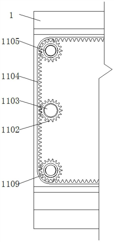 A hollow frame type low center of gravity linear motor module