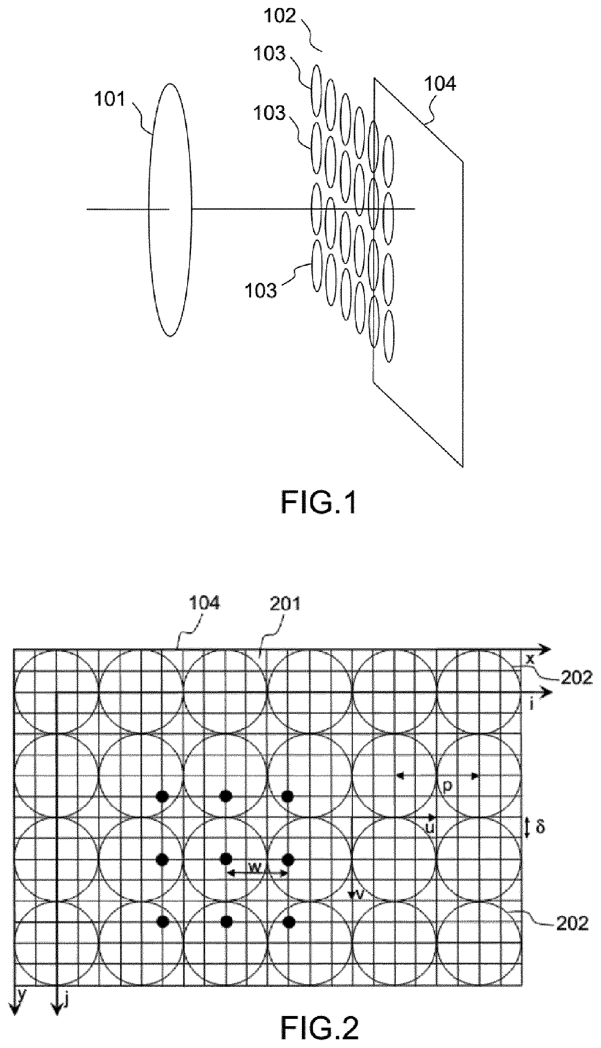 Method for encoding a light field content