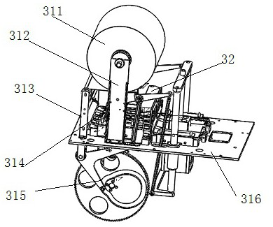 An automatic packing fresh noodle making and selling machine