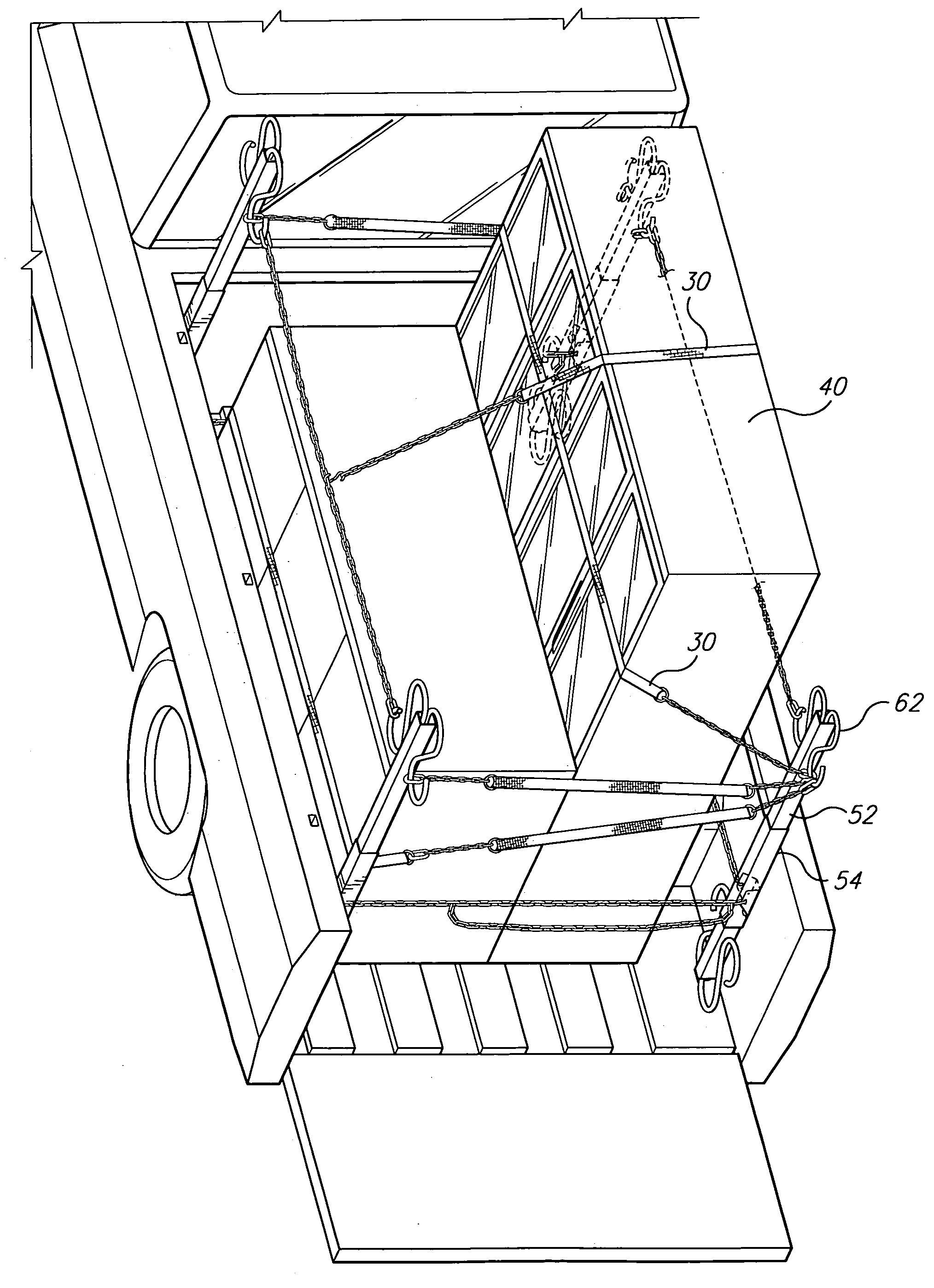 Cargo securing device