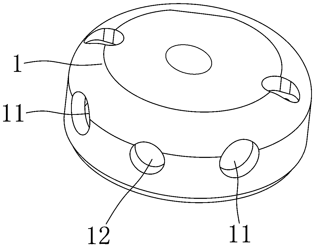 Brush holder support and rear end cover press fitting device