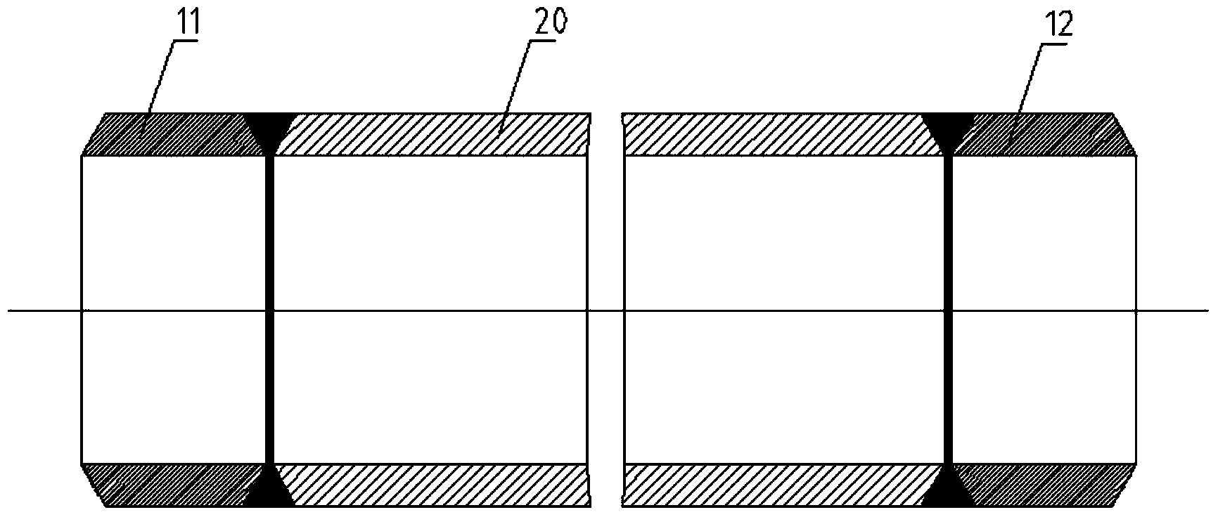 Bimetal composite tube