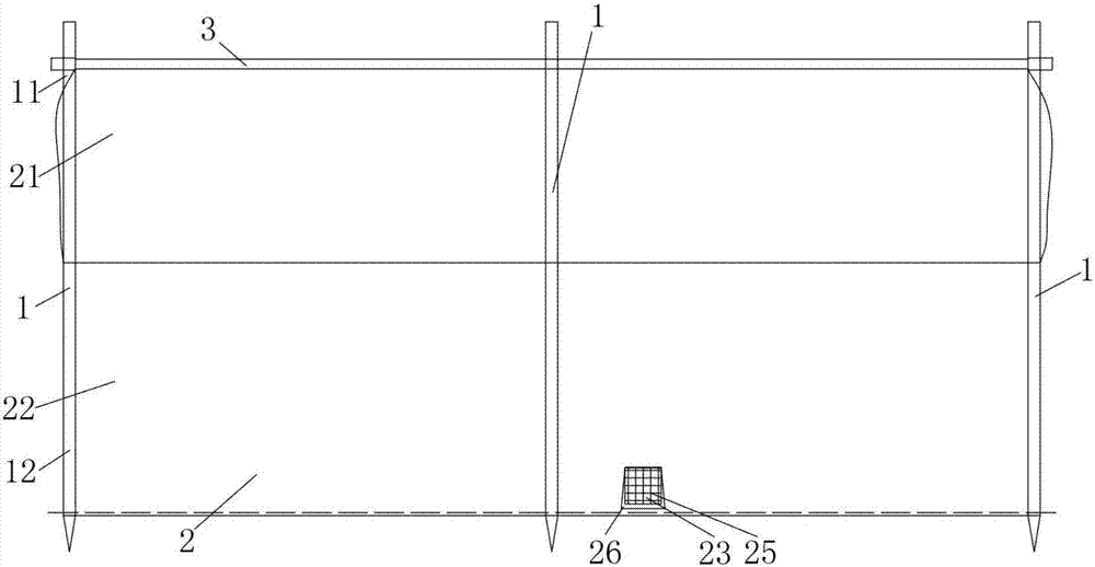 Closed experimental device suitable for south-eastern coastal land areas and construction method thereof