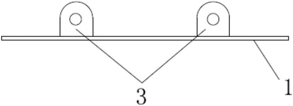 Special lifting appliance for shield segment three-ring horizontal assembling