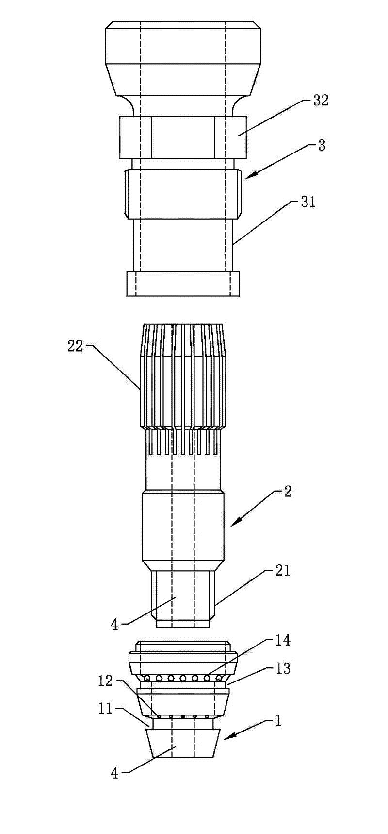 Cutting torch for flame cleaning gun