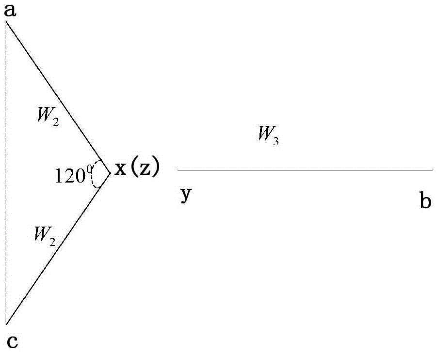 Marine three-phase-into-two-phase balancing transformer