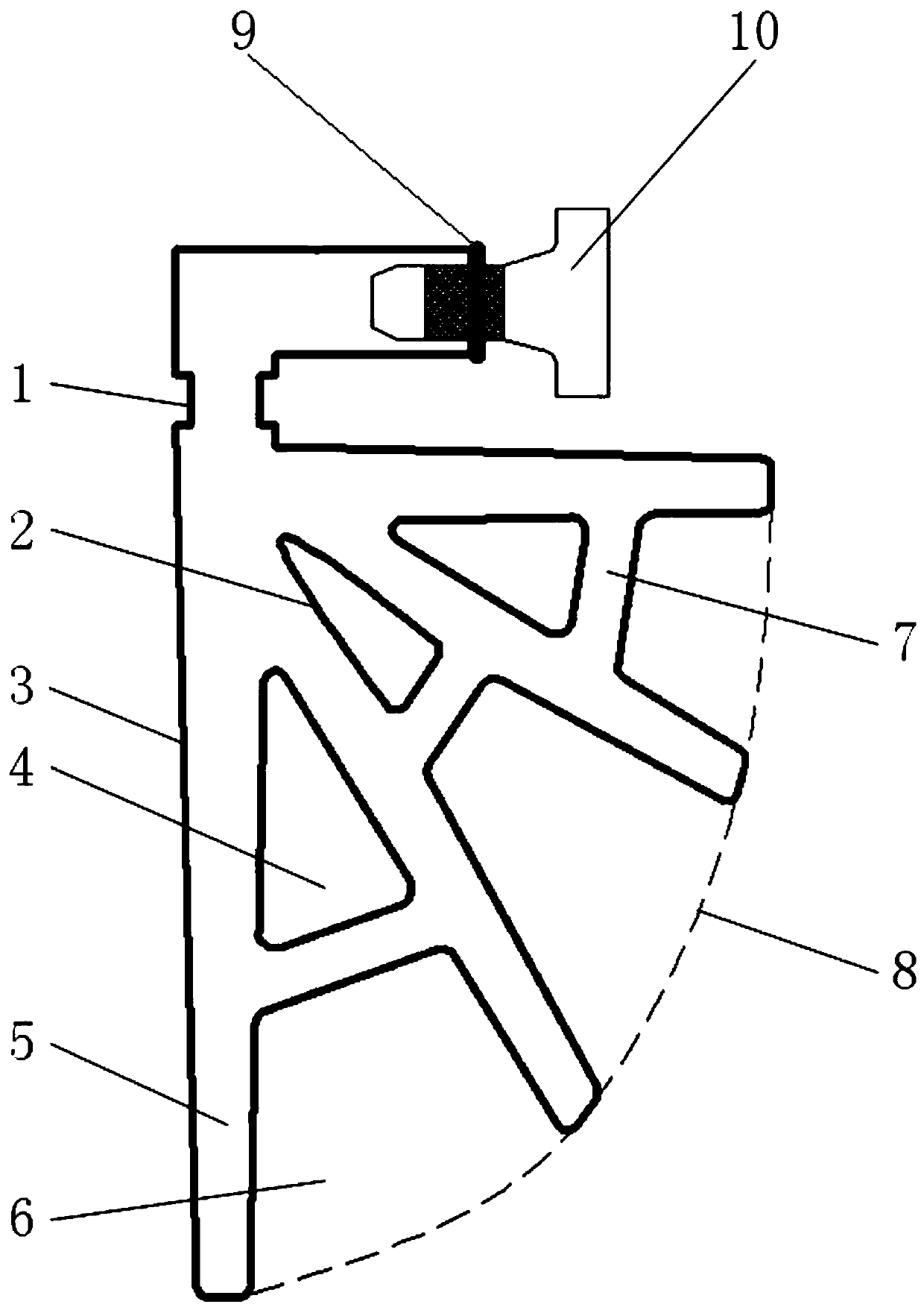 Inflatable bionic wing and processing method thereof