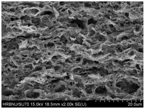 Preparation method and application of a three-dimensional multi-size pore crystal titanium carbide