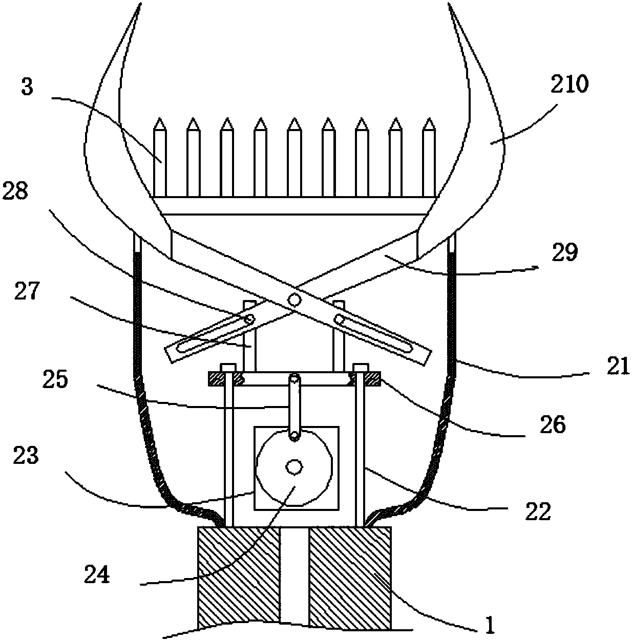 Low-pressure electric wool shearing machine