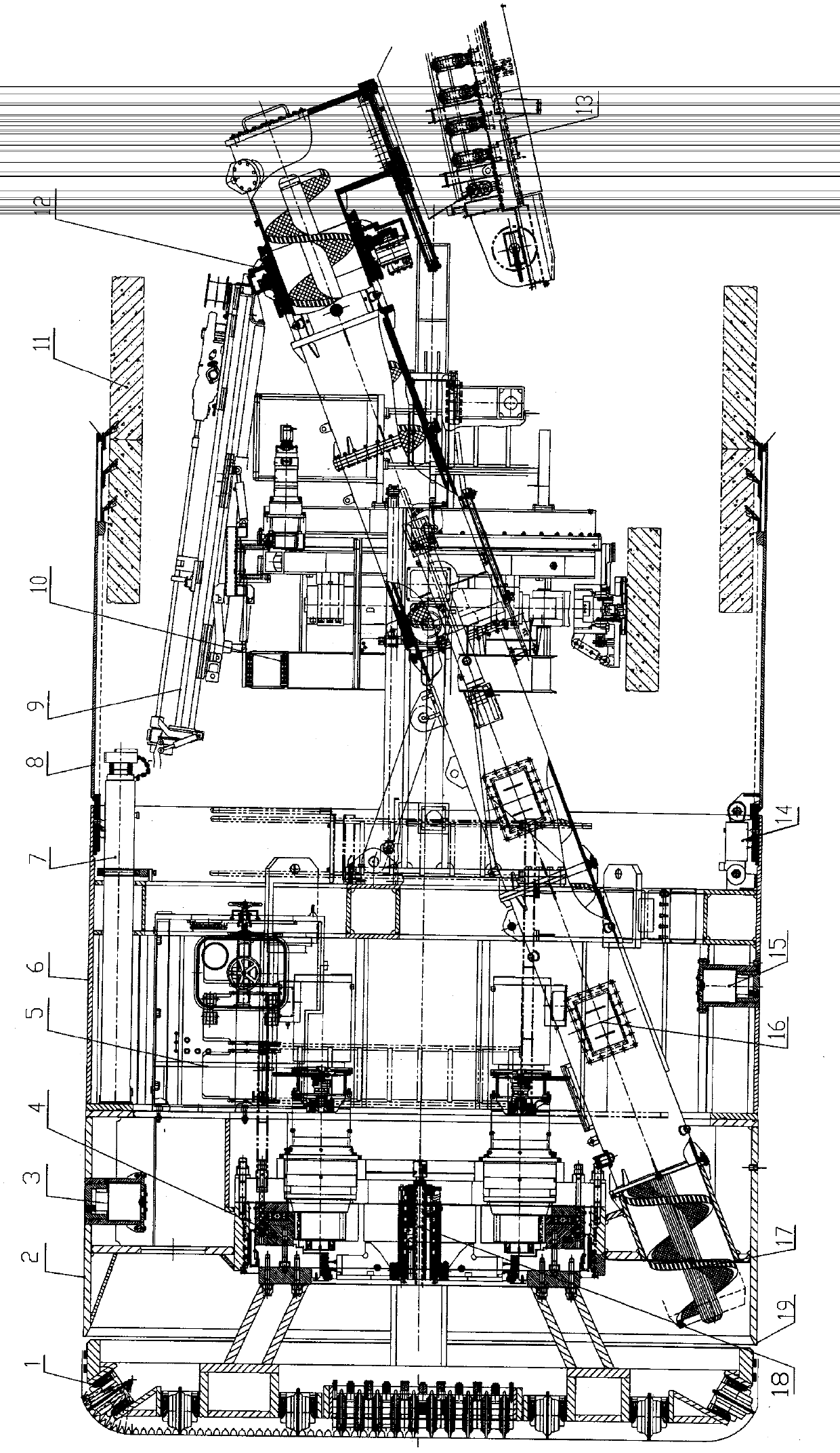 Hard rock composite TBM (Tunnel Boring Machine) suitable for composite stratum and tunneling mode thereof