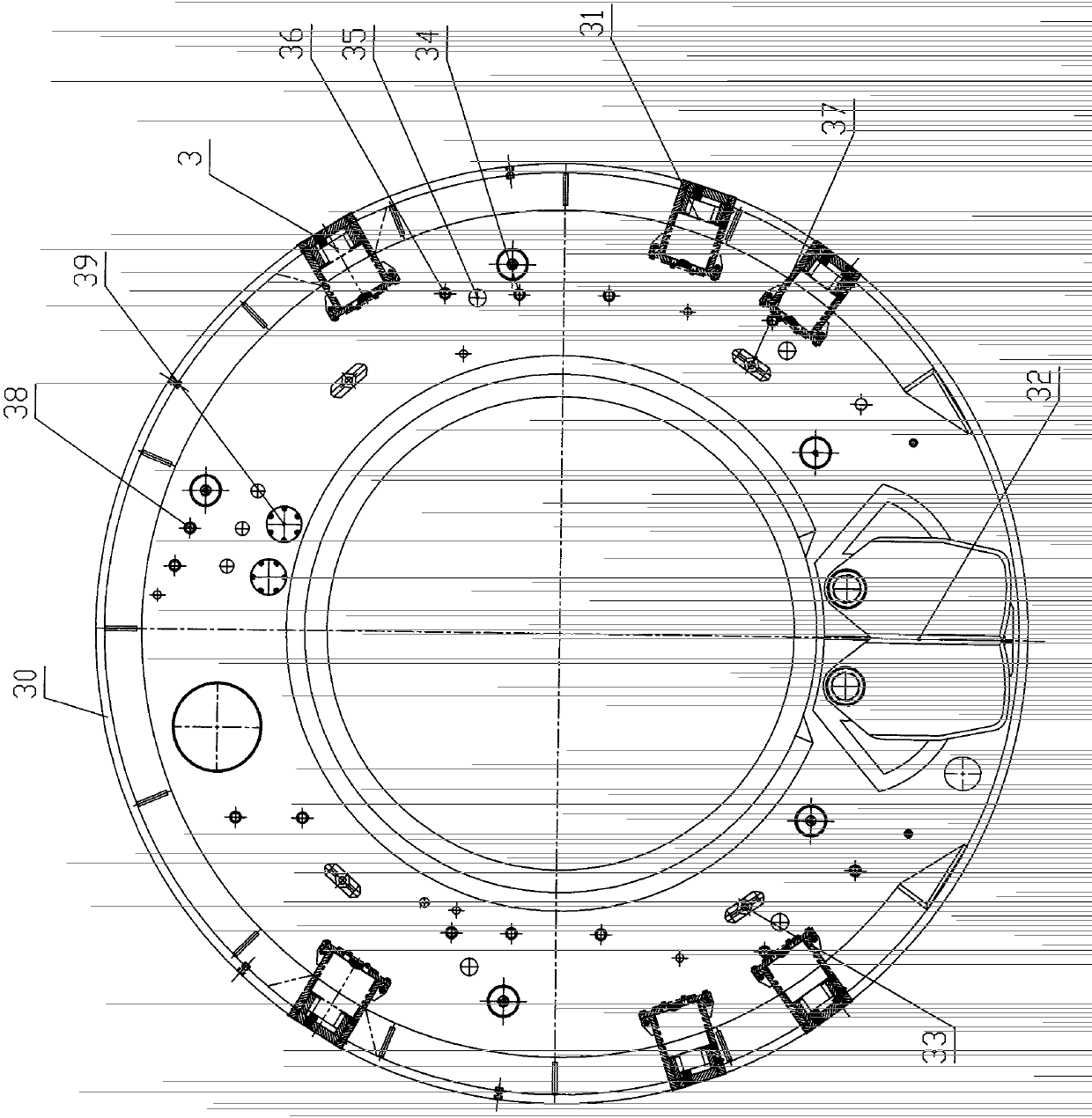 Hard rock composite TBM (Tunnel Boring Machine) suitable for composite stratum and tunneling mode thereof