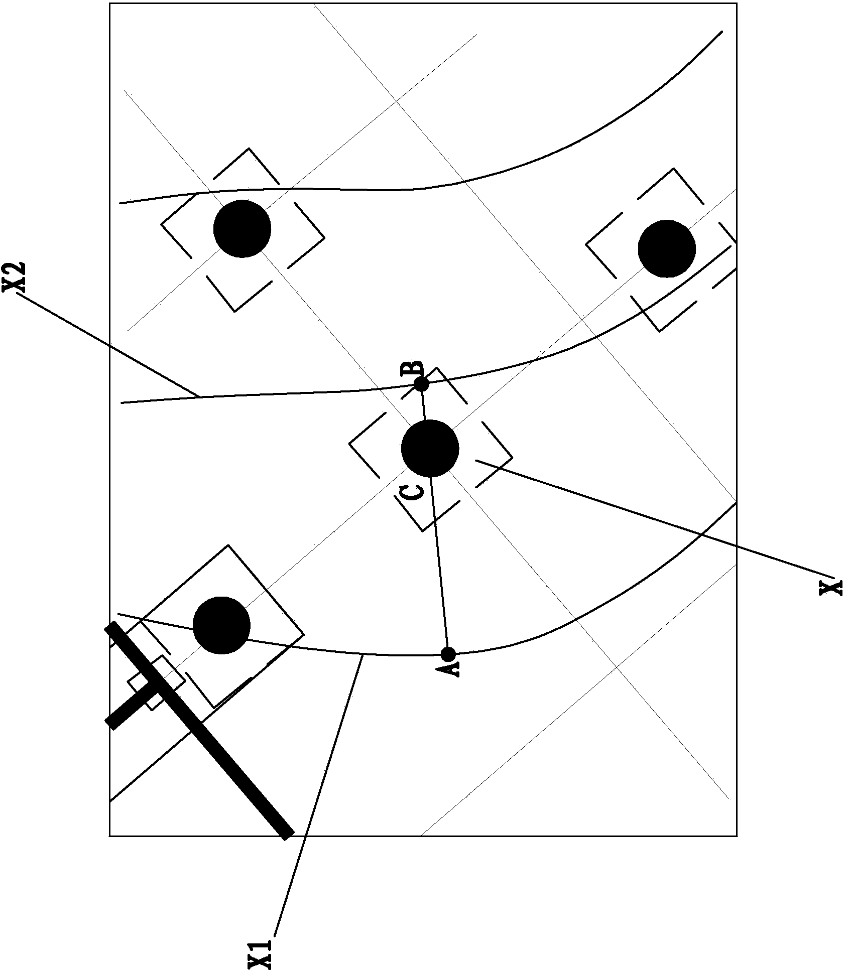 Method for arranging pile foundations in complex soft soil foundation