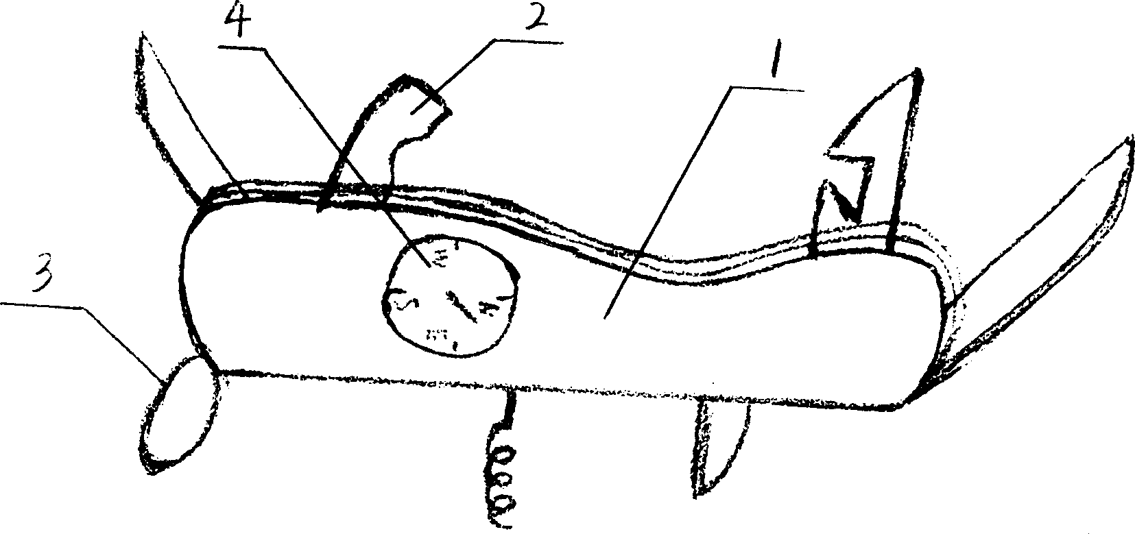 Switzerland saber with compass