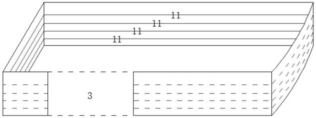 Rapid construction method for filling filter material in constructed wetland unit pool