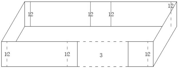 Rapid construction method for filling filter material in constructed wetland unit pool