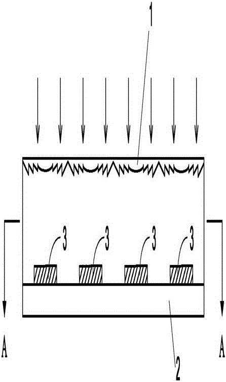 Dense array-type concentrating solar photovoltaic device