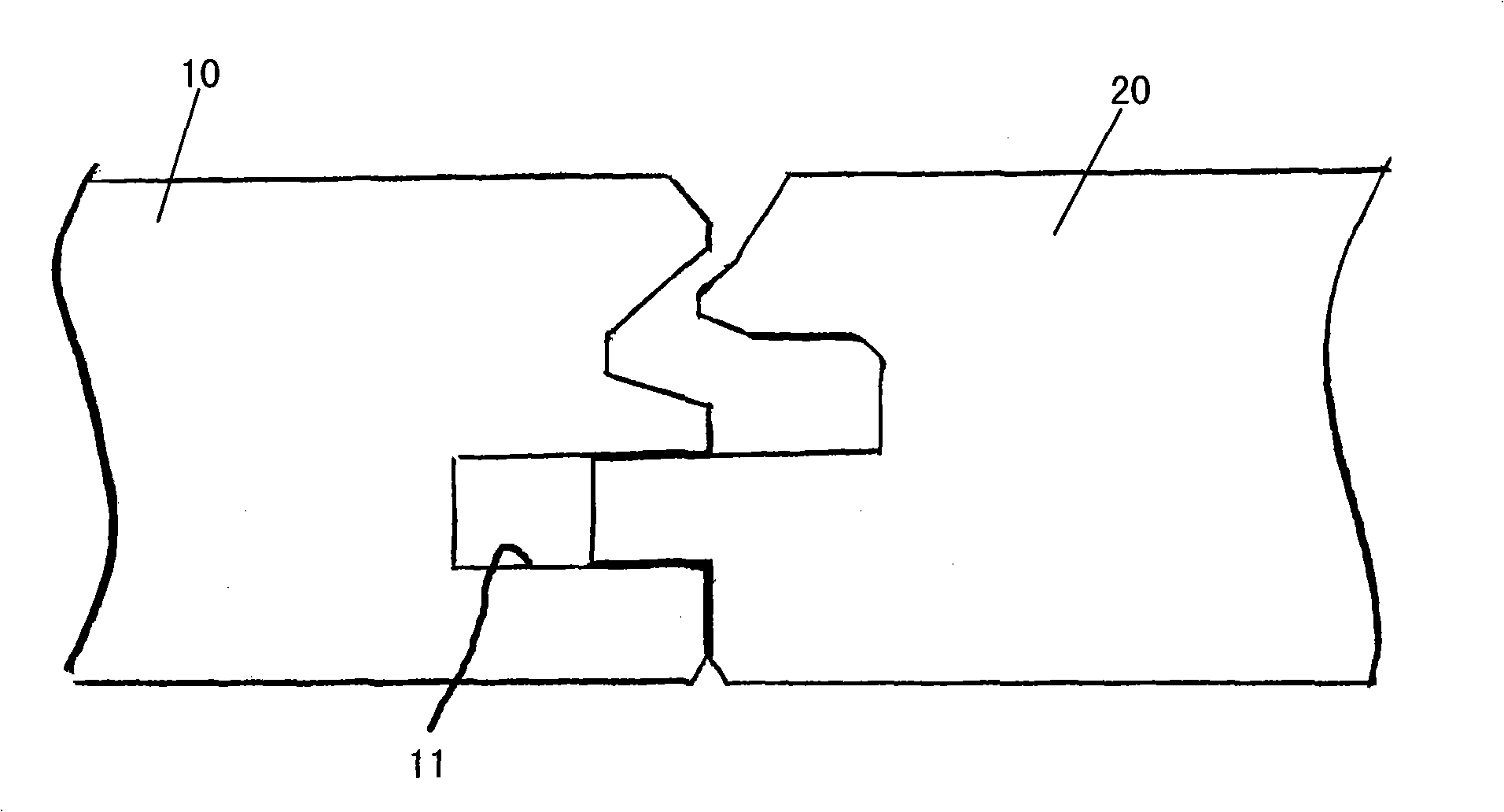 Convection tide-discharge heat conducting wood floor block and wood floor spliced thereby