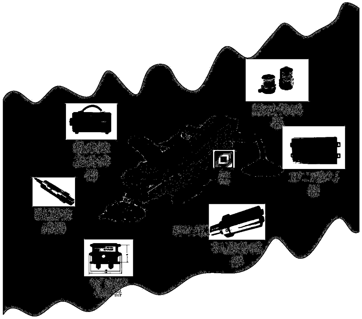 Data collection and device positioning method based on RFID under mine environment