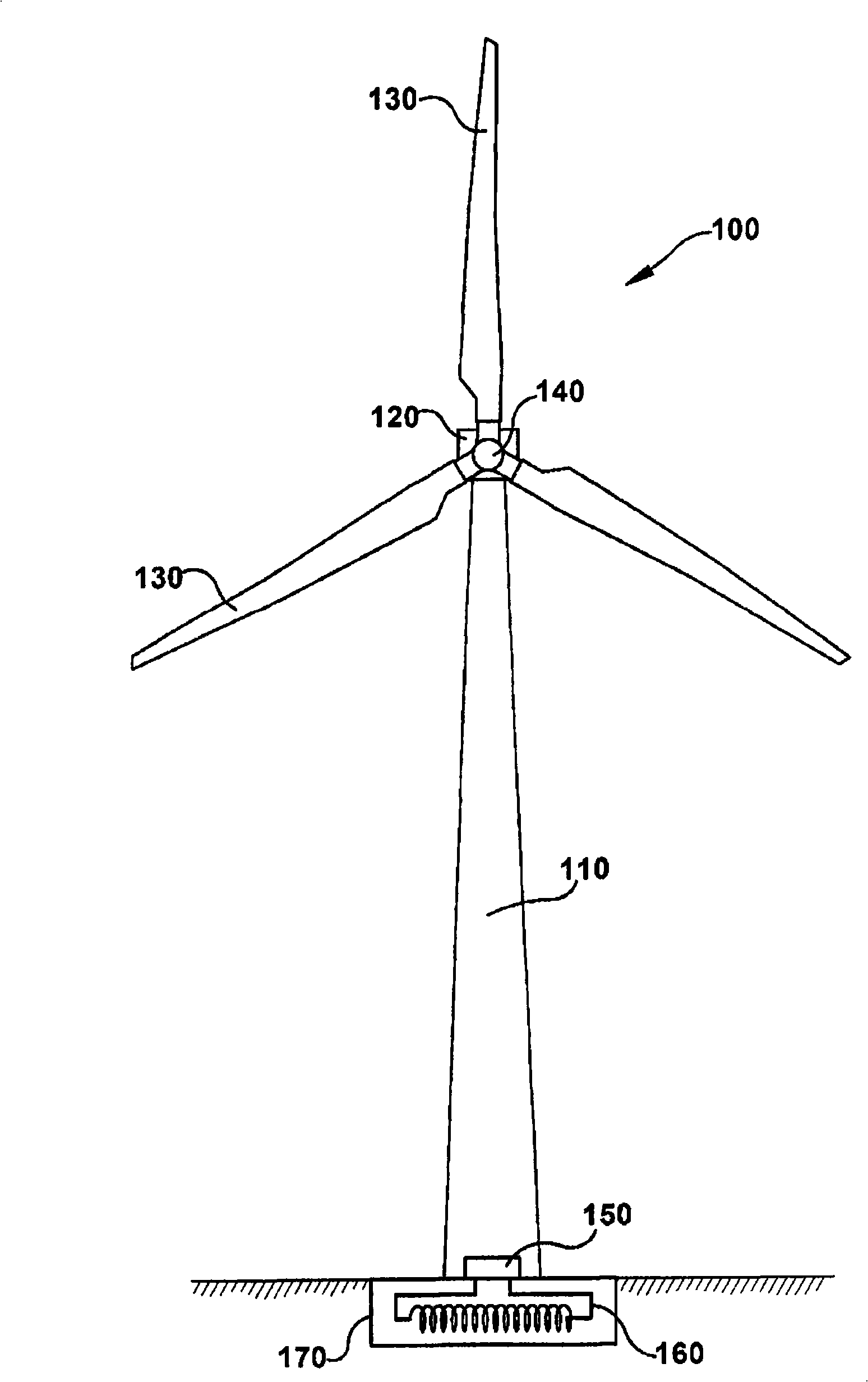 Wind turbine geothermal heating and cooling system