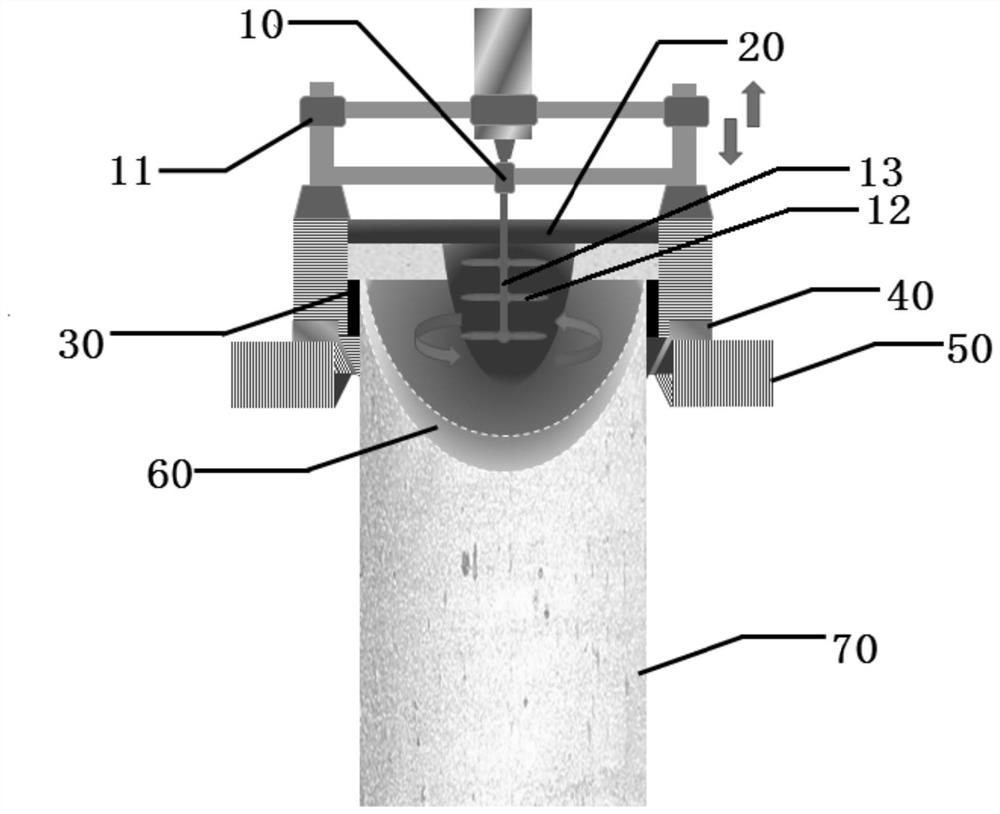 Casting method of aluminum alloy cast rod