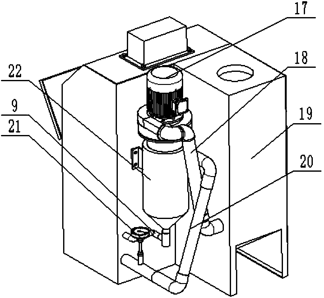 Impact and frictional wear performance evaluation tester for wear-resisting linings