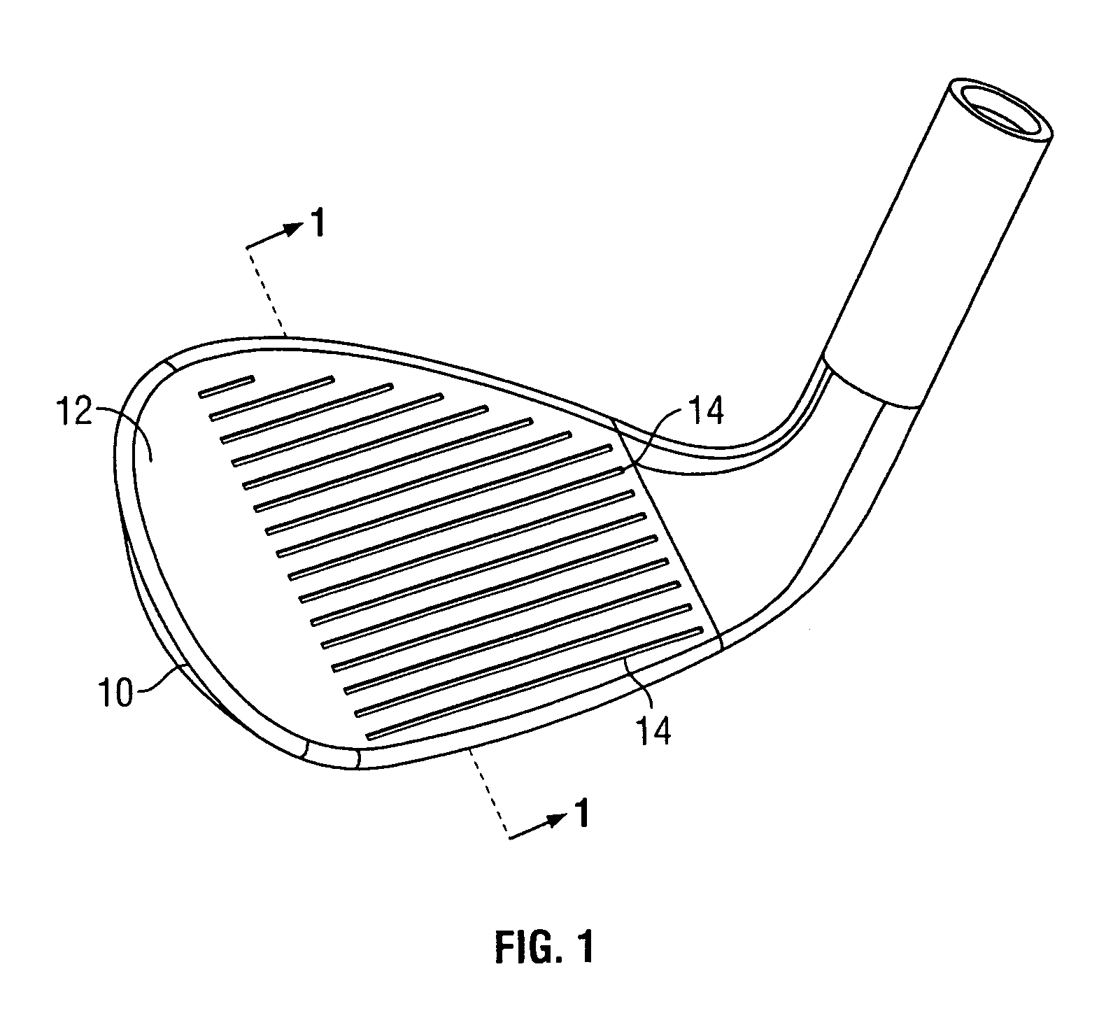 Golf club head having improved grooves