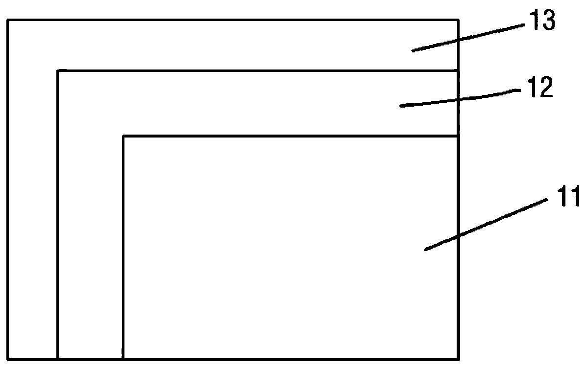 An outer pin pressing area of ​​a panel