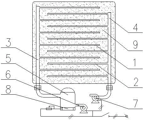 Cotton-padded mattress with fumigation therapy function