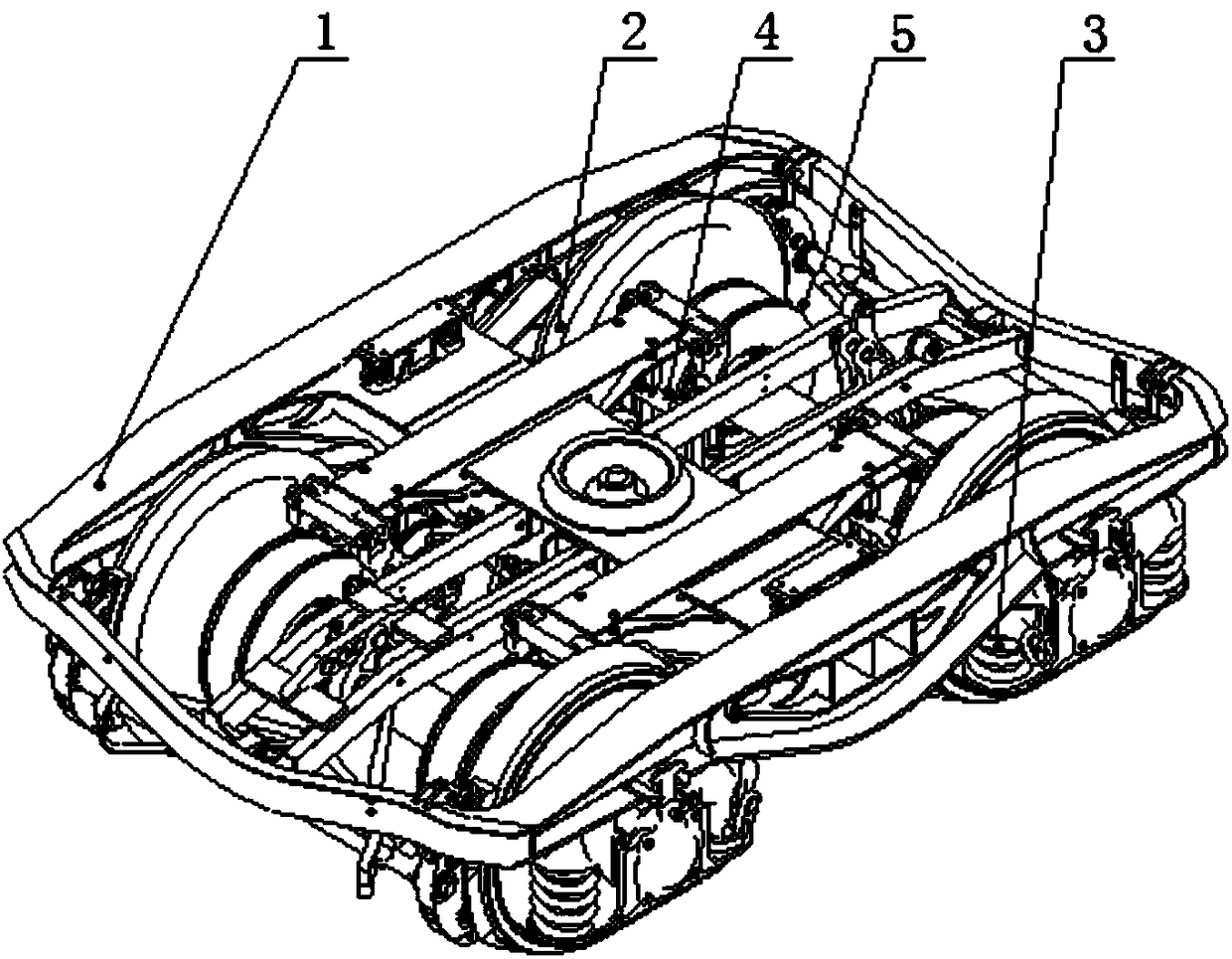 A new type of engineering vehicle bogie