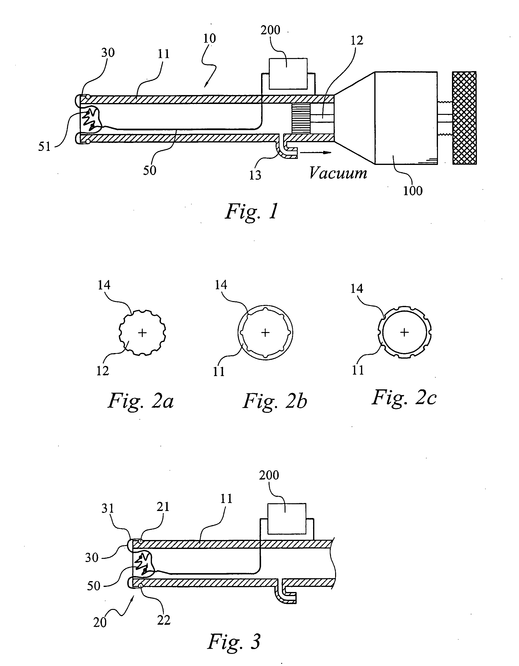 Device for forming a hardened cement in a bone cavity