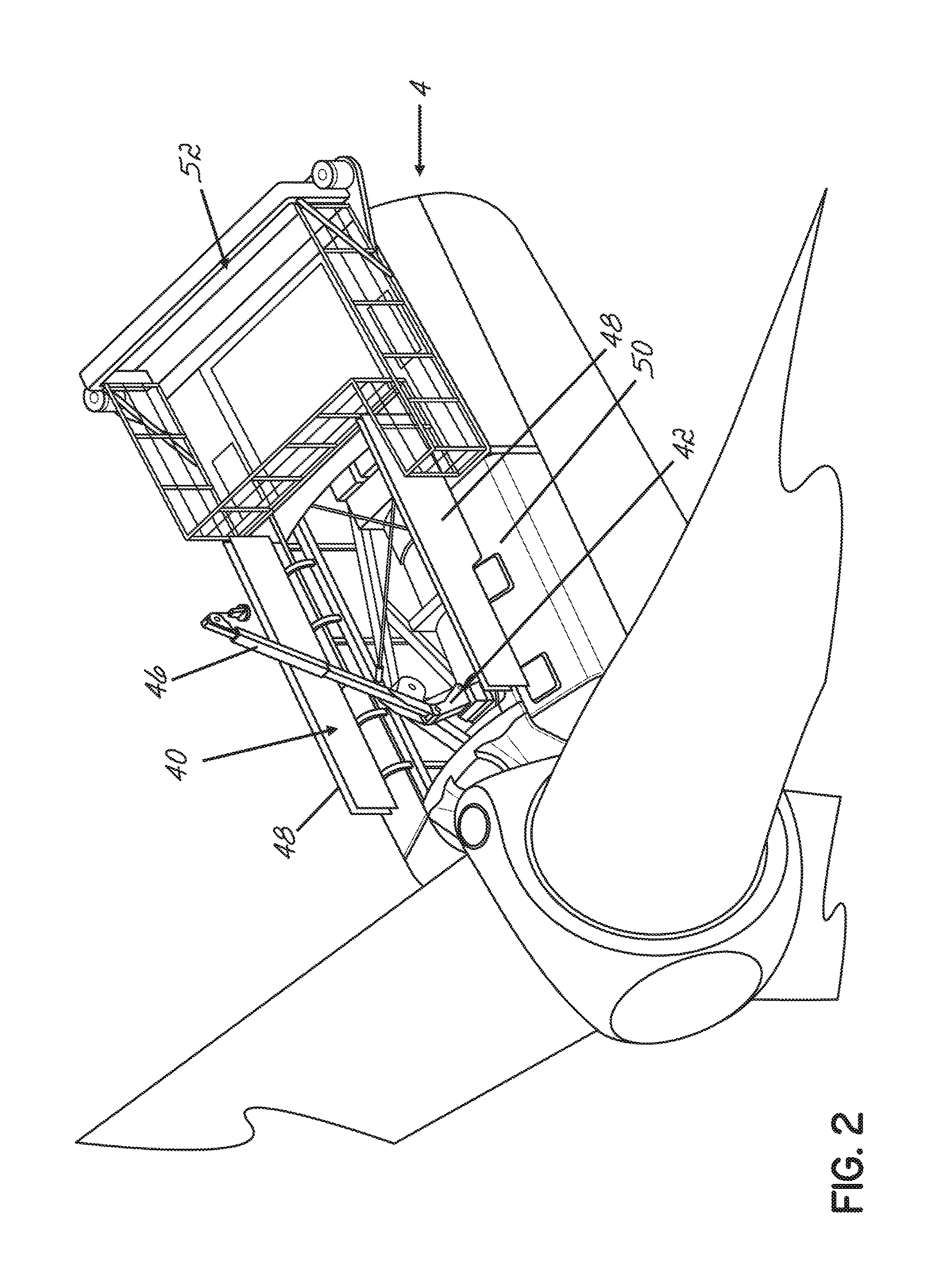 A nacelle for a wind turbine generator including lifting apparatus