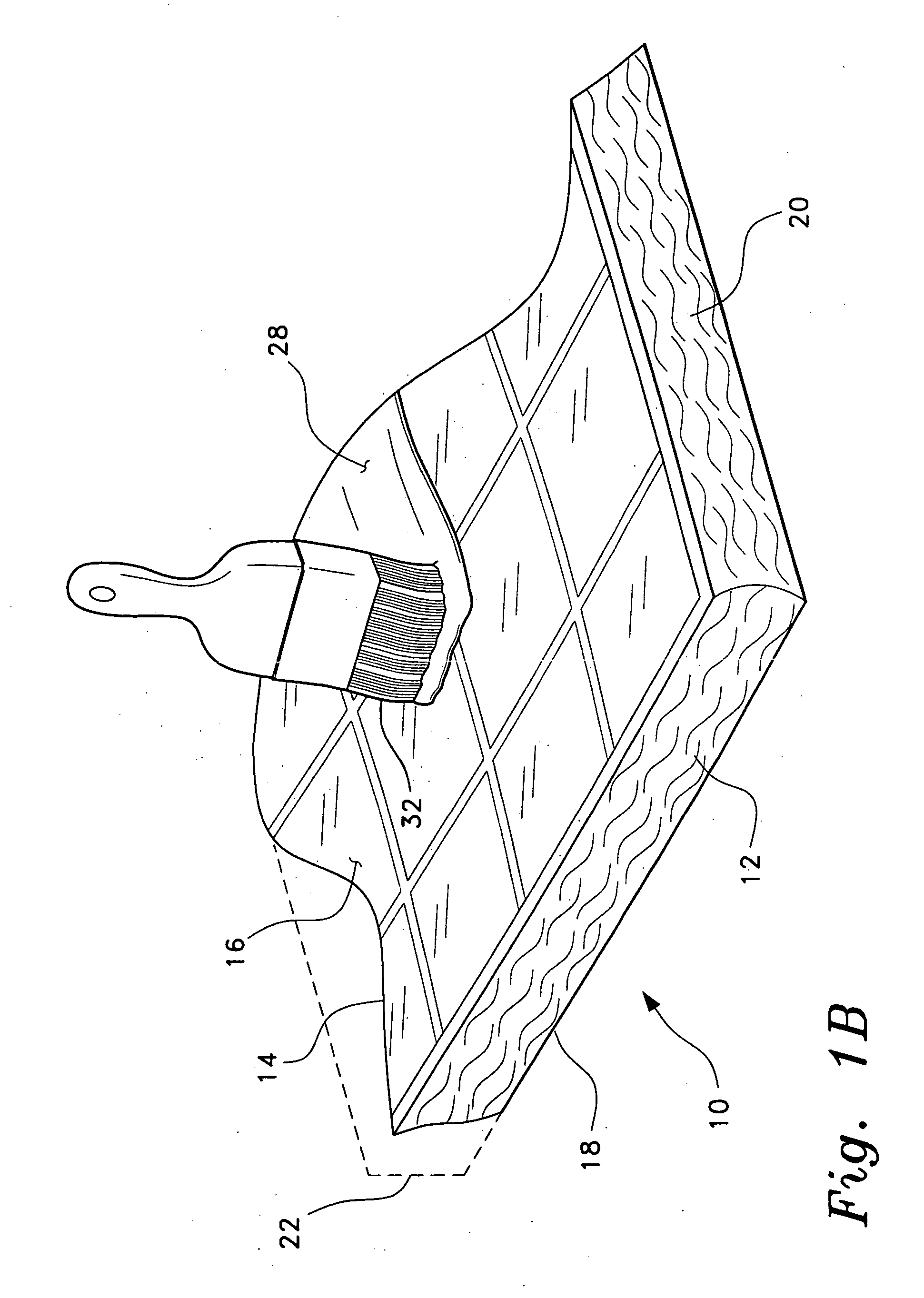 Method of applying a heat reflective coating to a substrate sheet