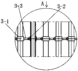 Heat exchange tube spacing keeping structure