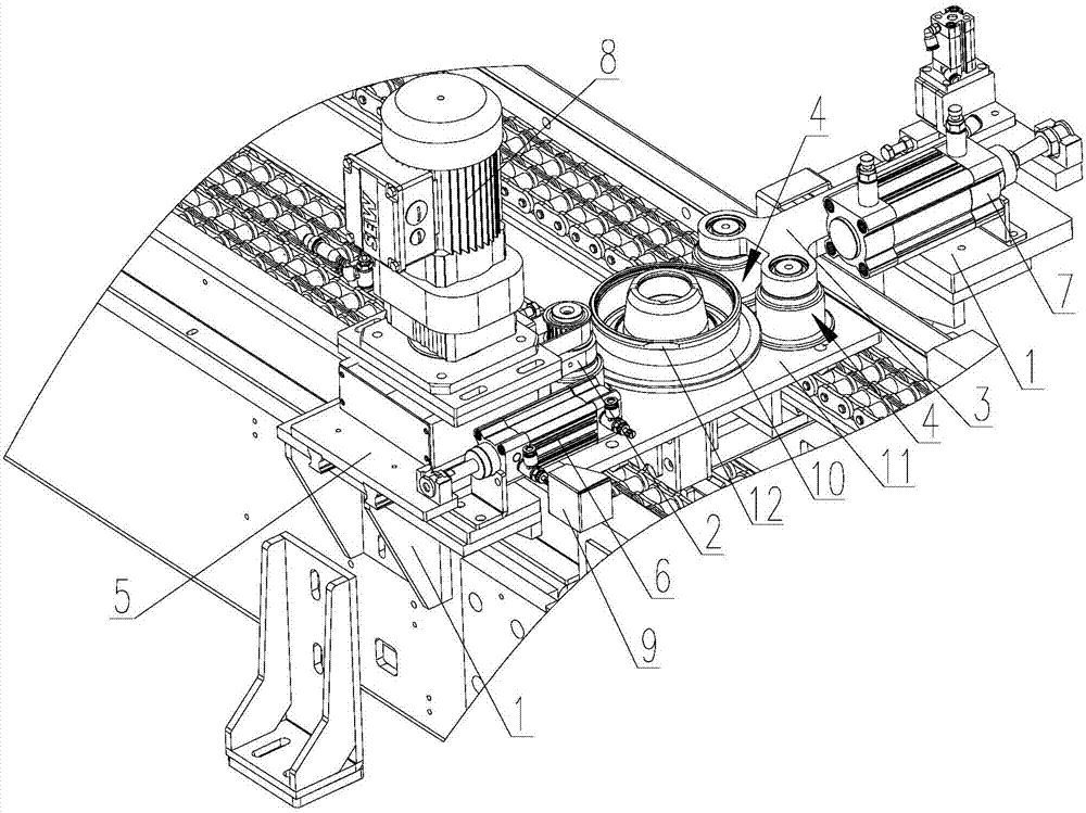 Disc part code scanning and alignment mechanism