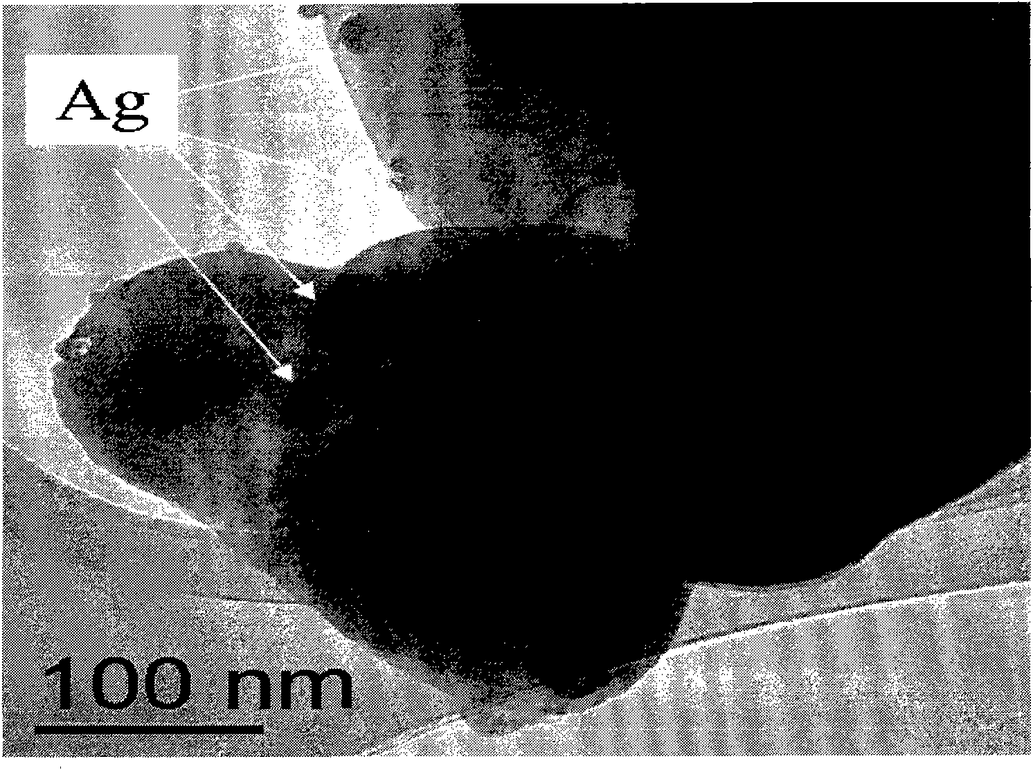 Ag doped BiOBr catalytic material and preparation method and application thereof