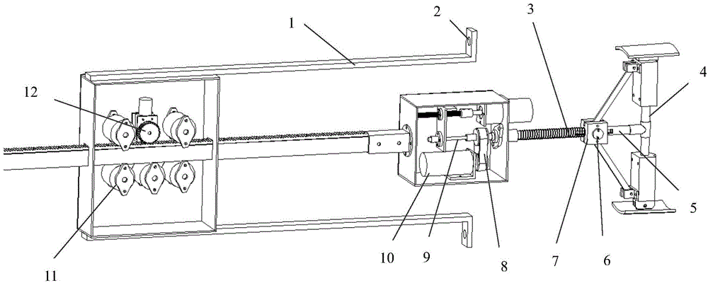 Automatic cleaning device for inner wall of porcelain bottle of high-voltage circuit breaker