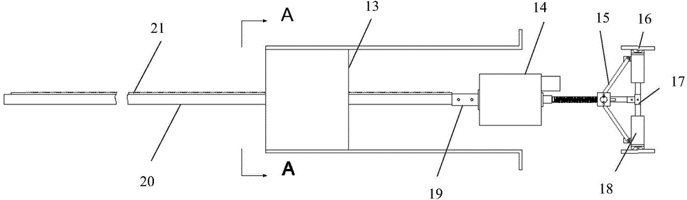 Automatic cleaning device for inner wall of porcelain bottle of high-voltage circuit breaker