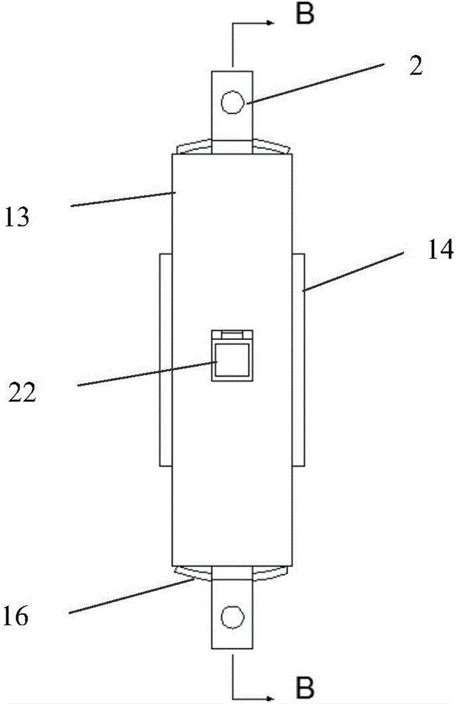 Automatic cleaning device for inner wall of porcelain bottle of high-voltage circuit breaker