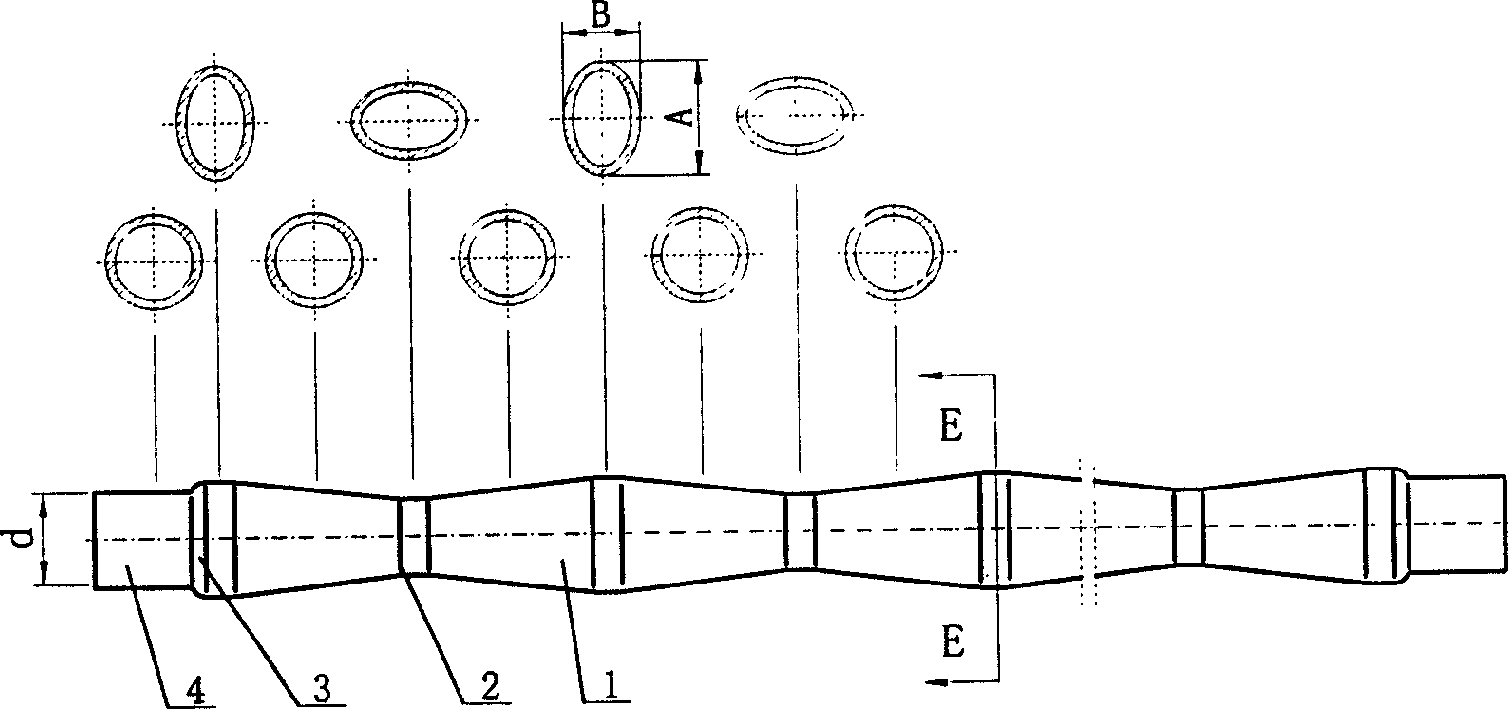 Rhombic intensified heat exchange trbe