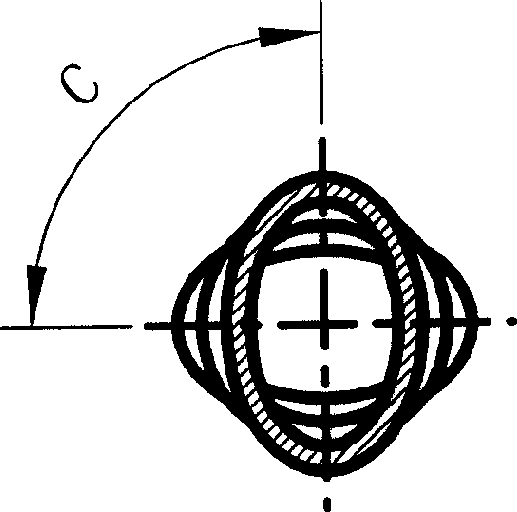 Rhombic intensified heat exchange trbe