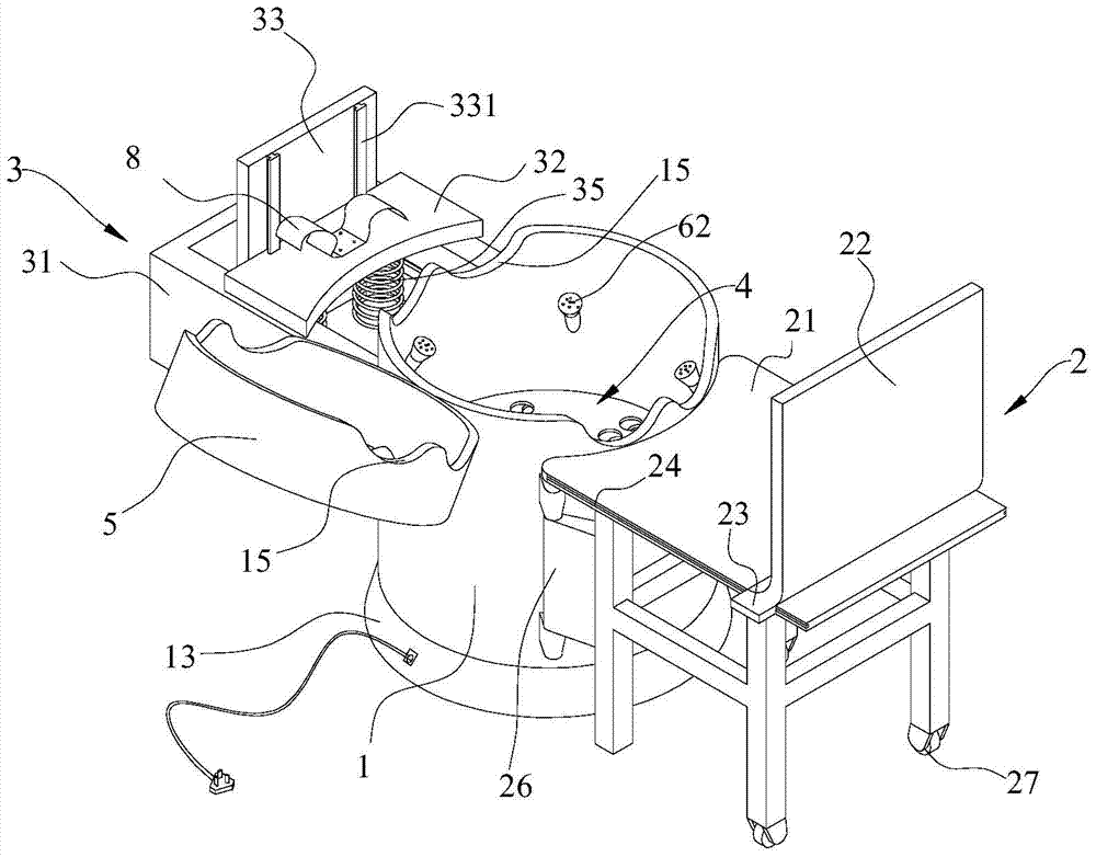 Dynamic knee comprehensive-fumigation treatment device