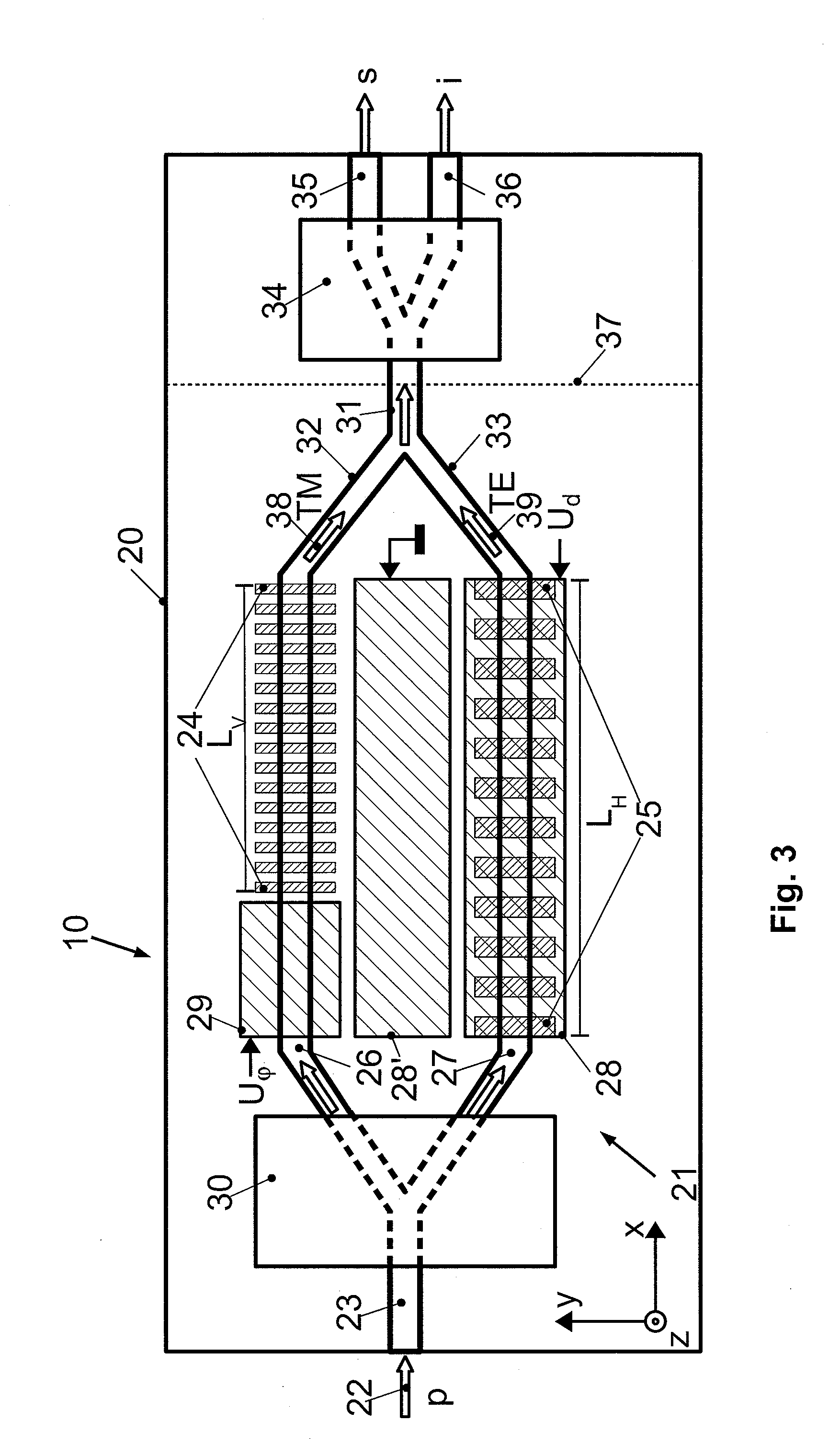 Device for Generating Polarization-Entangled Photons