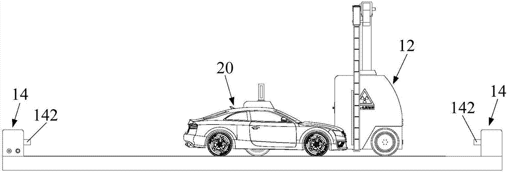 AGV type vehicle inspection system