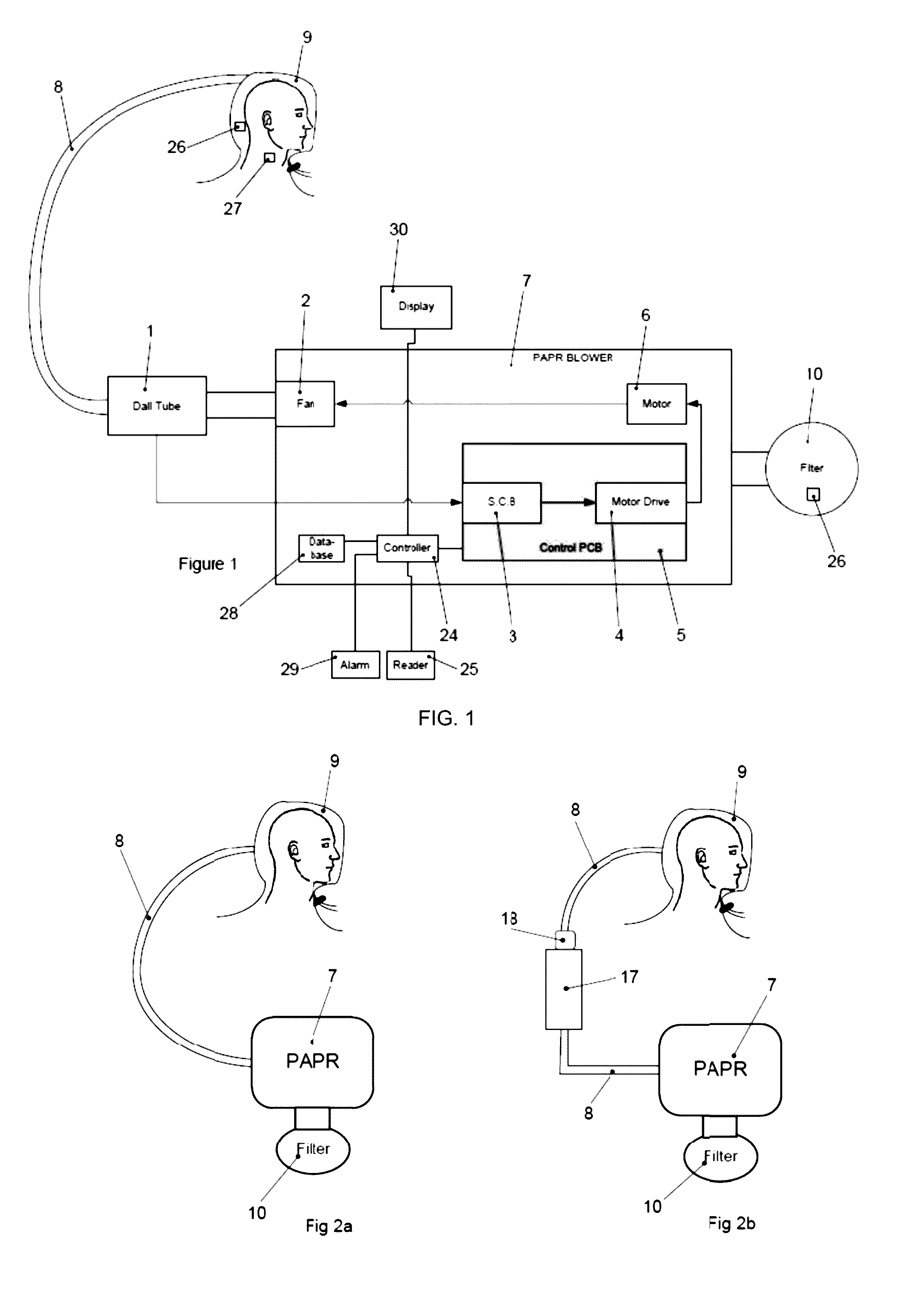 Powered air breathing apparatus