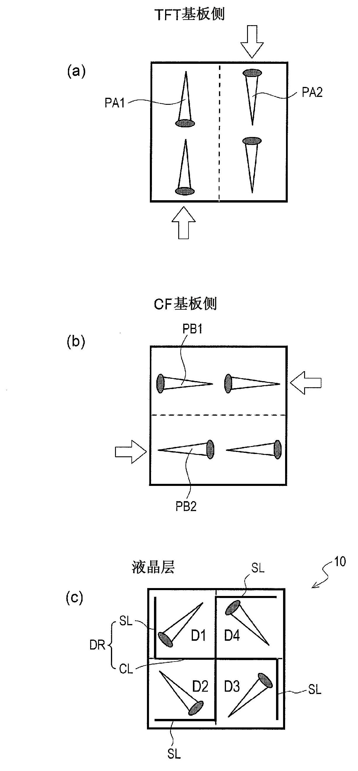 Liquid crystal display device and manufacturing method therefor