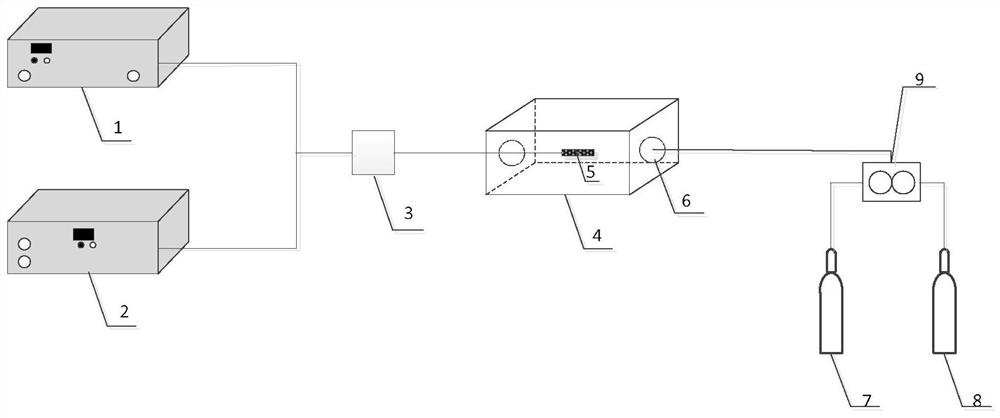 Preparation method of optical fiber hydrogen sensor based on chemical palladium plating and detection device