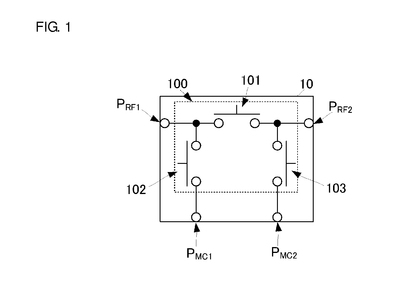 Impedance matching switch circuit, impedance matching switch circuit module, and impedance matching circuit module