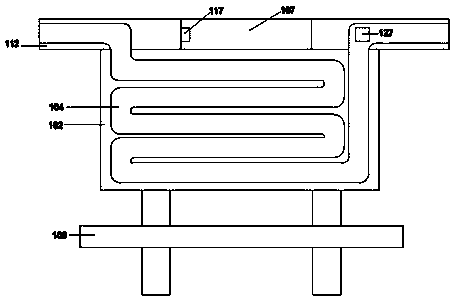 Water circulation temperature control bus stop with fan